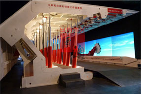 展馆配套模型踏着声光电等数字技术华丽变身(图1) 展馆配套模型