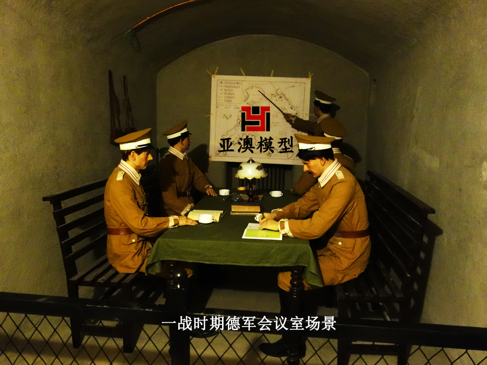 青岛山炮台遗址馆场景