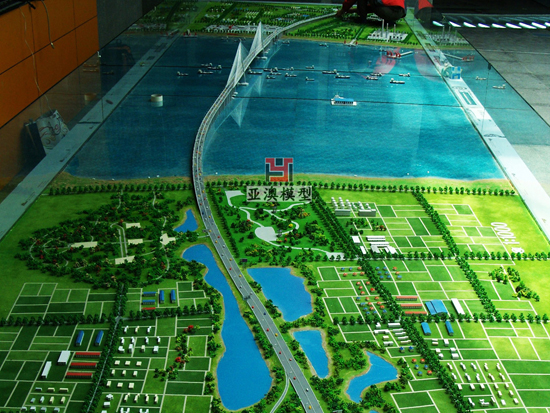 苏通大桥全景模型